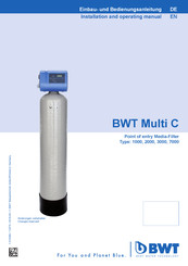 BWT Multi C 1000 Einbau- Und Bedienungsanleitung