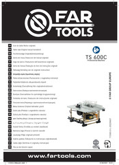 FAR TOOLS TS 600C Originalbetriebsanleitung