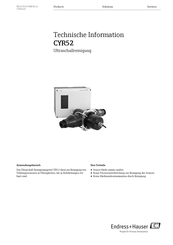 Endress+Hauser CYR52 Technische Information