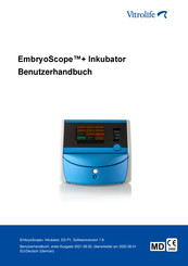 Vitrolife EmbryoScope+ Benutzerhandbuch