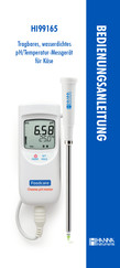 Hanna Instruments HI99165 Bedienungsanleitung