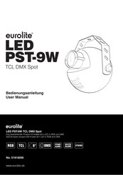 EuroLite LED PST-9W TCL IR Spot Bedienungsanleitung