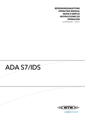 Xylem wtw ADA S7/IDS Bedienungsanleitung
