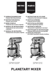 METRO PROFESSIONAL GPM1010 Gebrauchsanweisung