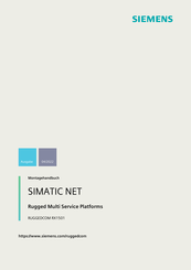 Siemens SIMATIC NET RUGGEDCOM RX1501 Montagehandbuch