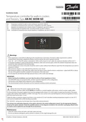 Danfoss AK-RC 305W-SD Installationshandbuch