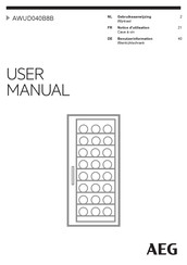 AEG AWUD040B8B Benutzerinformation