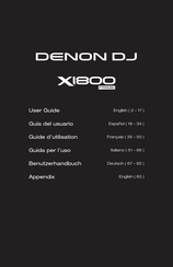 Denon DJ X1800 prime Benutzerhandbuch