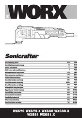 Worx Sonicrafter WX679 Originalbetriebsanleitung