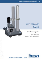 BWT PERMAQ Pro 8 SX Einbau- Und Bedienungsanleitung