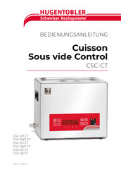 Hugentobler CSC-09/2 CT Bedienungsanleitung