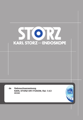 Karl Storz OR1 FUSION Gebrauchsanweisung