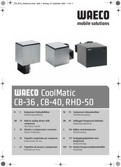 Waeco CoolMatic CB-36 Bedienungsanleitung