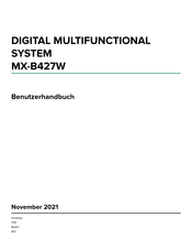 Sharp MX-B427W Benutzerhandbuch