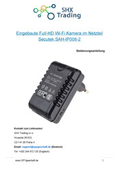Secutek SAH-IP008-2 Bedienungsanleitung