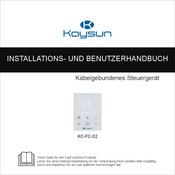 Kaysun KC-FC-S2 Installations- Und Benutzerhandbuch