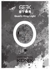 Konix Geek Star Quartz Ring Light Bedienungsanleitung