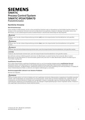 Siemens SIMATIC IPC647D Produktinformation
