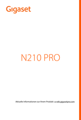 Gigaset N210 PRO Bedienungsanleitung
