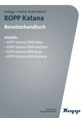 Kopp Katana 2900 Base Benutzerhandbuch