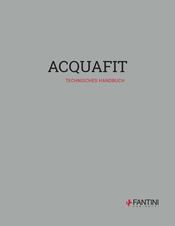 Fantini Rubinetti ACQUAFIT K061 Technisches Handbuch