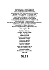 CAMPAGNOLA SL32 Bedienungs- Und Wartungsanleitung