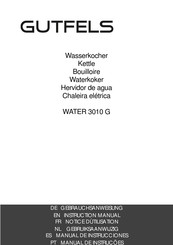 GUTFELS WATER 3010 G Gebrauchsanweisung