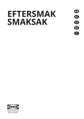 IKEA EFTERSMAK AA-2335907-2 Bedienungsanleitung