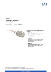 PI P-888.55 Benutzerhandbuch