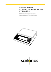 Sartorius PT6 Aufstellungs- Und Betriebsanleitung
