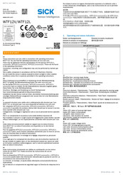 SICK WTF12V Schnellstartanleitung