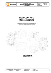 KTR-Group REVOLEX KX-D Betriebs- Und Montageanleitung