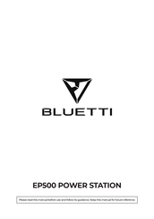 Bluetti EP500 Bedienungsanleitung