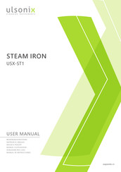 ulsonix STEAM IRON USX-ST1 Bedienungsanleitung