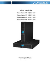PowerWalker VFI 1000RT LCD Bedienungsanleitung