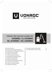 VONROC VC508DC Originalbetriebsanleitung