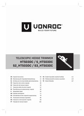 VONROC HT503DC Originalbetriebsanleitung
