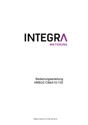 INTEGRA Metering AMBUS CMeX10 Bedienungsanleitung
