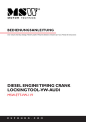 MSW Motor Technics EX10061785 Bedienungsanleitung