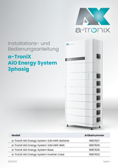 a-TroniX AiO Energy System Installations- Und Bedienungsanleitung