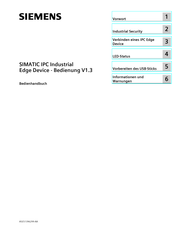 Siemens SIMATIC IPC Industrial Edge Device Bedienhandbuch