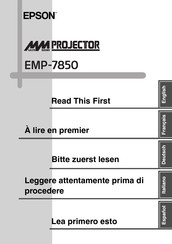 Epson EMP-7850 Bedienungsanleitung