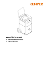 Kemper VacuFil Compact Betriebsanleitung