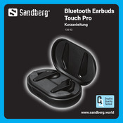 Sandberg Bluetooth Earbuds Touch Pro Kurzanleitung