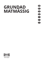 IKEA MATMASSIG AA-2359910-1 Bedienungsanleitung