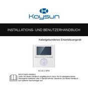 Kaysun KC-03.2 SPS Installations- Und Benutzerhandbuch