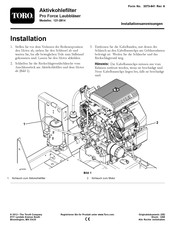 Toro Pro Force Installationsanweisungen