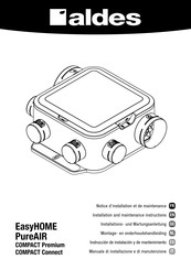 aldes EasyHOME PureAIR Compact CONNECT Installations- Und Wartungsanleitung