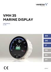 Veratron VMH 35 MARINE DISPLAY Bedienungsanleitung
