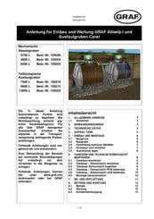 Graf 105018 Anleitung Für Einbau Und Wartung